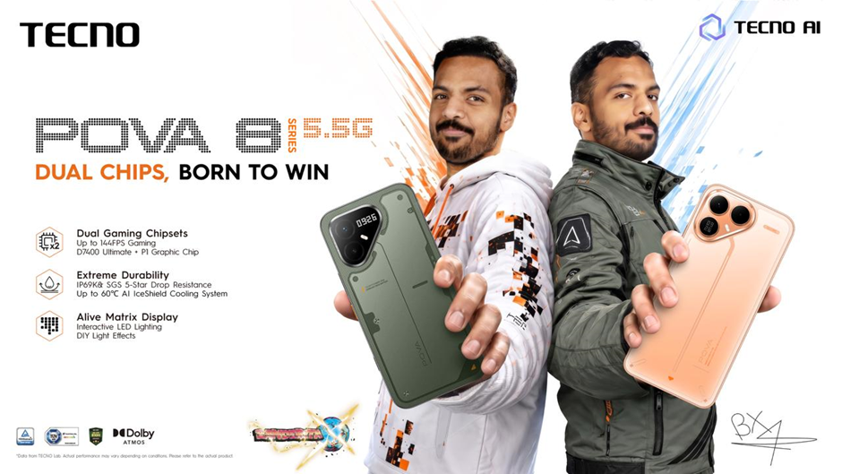 TECNO Announces the Upcoming Launch of the POVA 8 Series in Saudi Arabia in Collaboration with Banderita